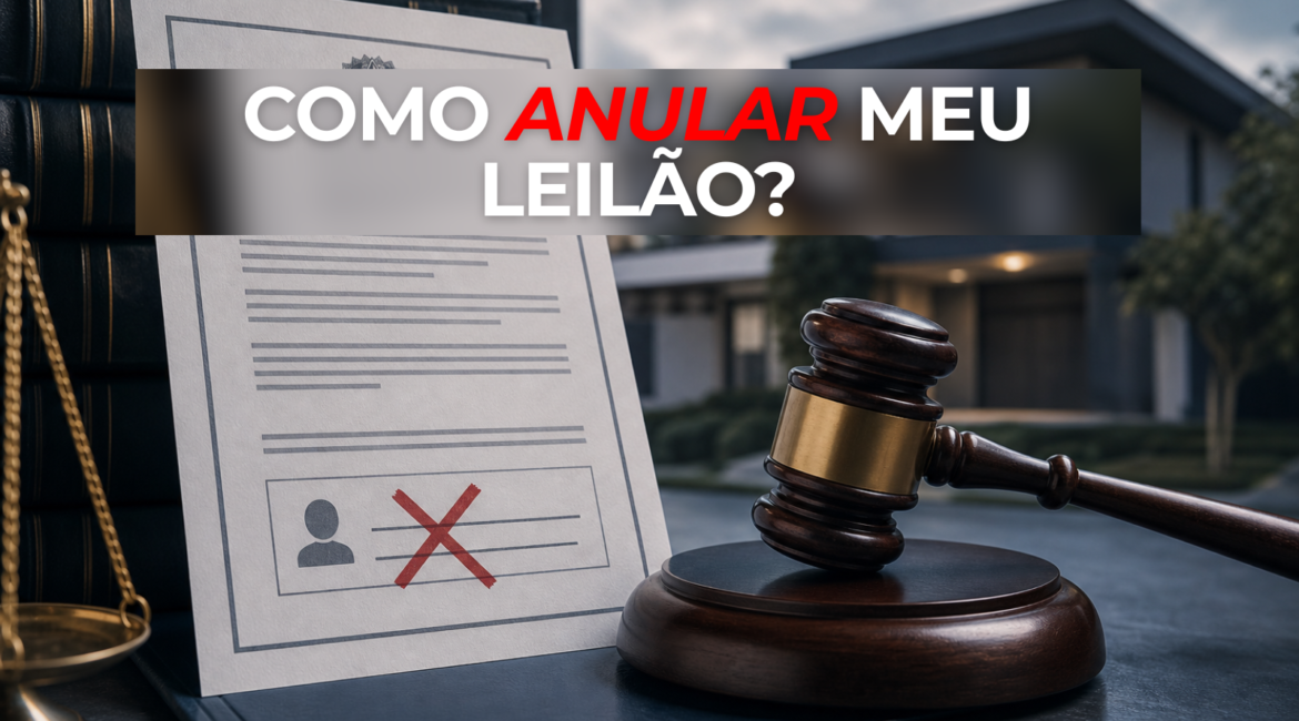 Anular meu Leilão. Suspender meu leilão.