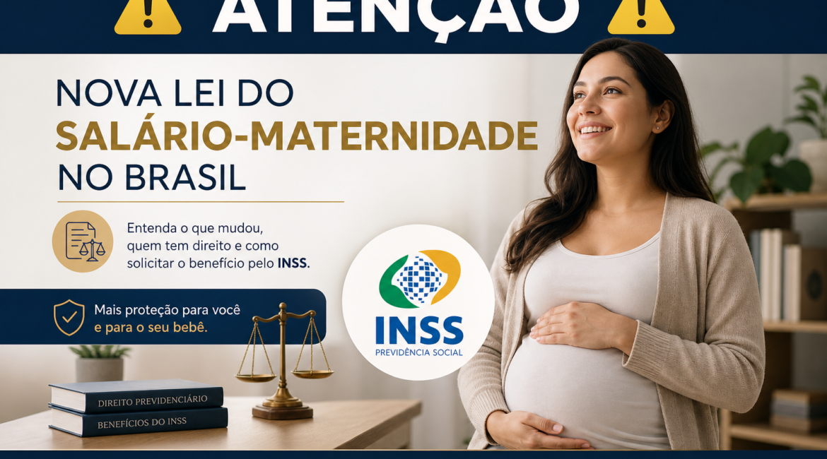 Lei 15.415, de 2026. Salário maternidade