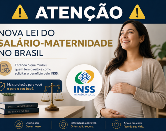 Lei 15.415, de 2026. Salário maternidade